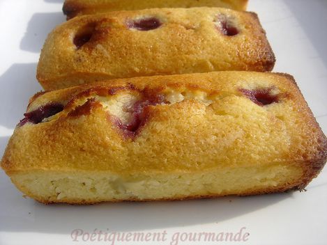 financiers aux cerises