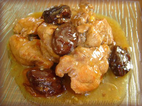 sauté de porc pruneaux cannelle