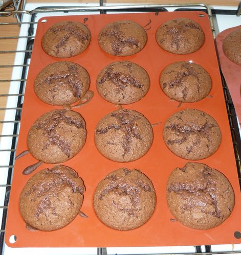 muffins nutella