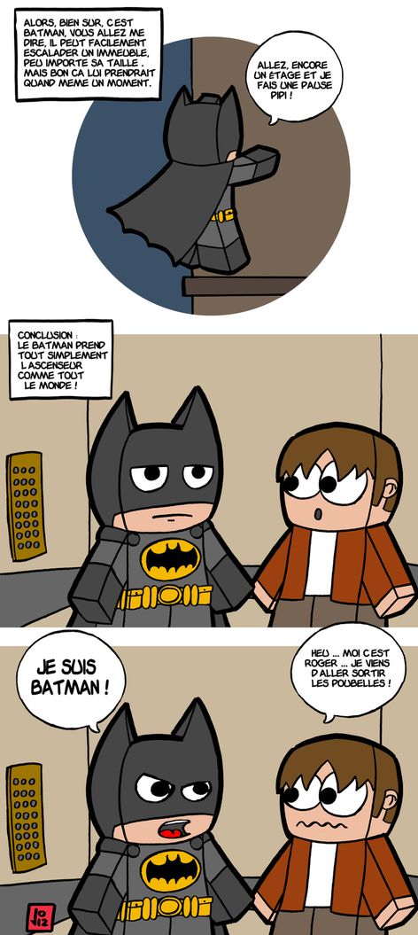 hier j'ai regardé batman 2