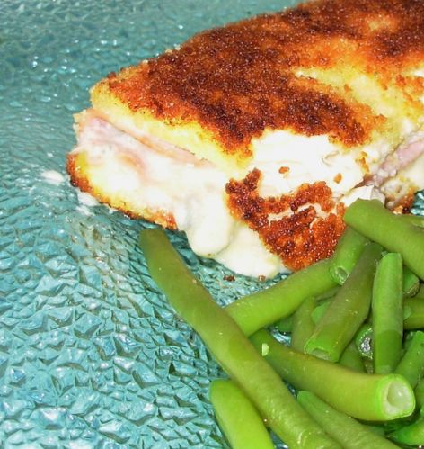 Escalope de poulet façon cordon bleu au roquefort4