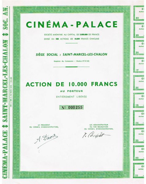 75 CINEMA PALACE St Marcel les Chalon