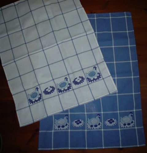 Strofinacci blu bianco (2)