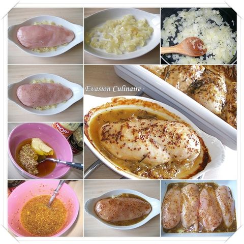 poulet sauce moutarde