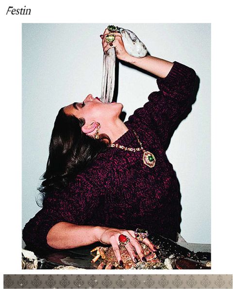 Fashion Ballyhoo - Crystal Renn for For Vogue Paris Festin