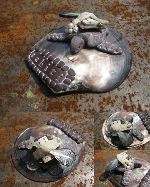 Tortue à la rame
