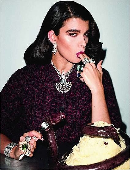 Fashion Ballyhoo - Crystal Renn for For Vogue Paris 90 ans