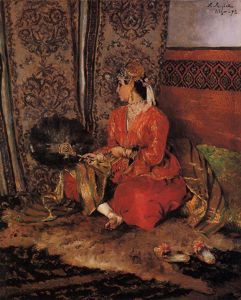 ferdinand-roybet-french-1840-1920-the-algerian-beauty