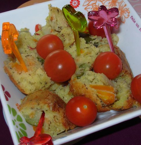 Cake aux légumes grillés6