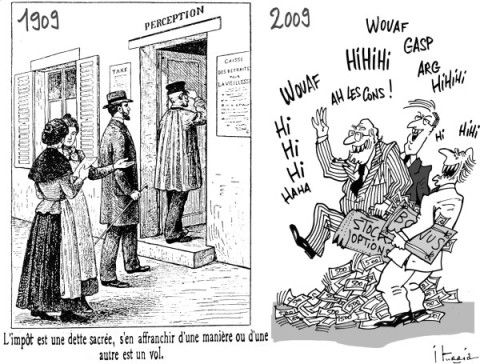 Impots sur stock options