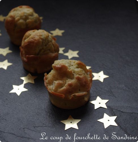 muffins roquefort poire