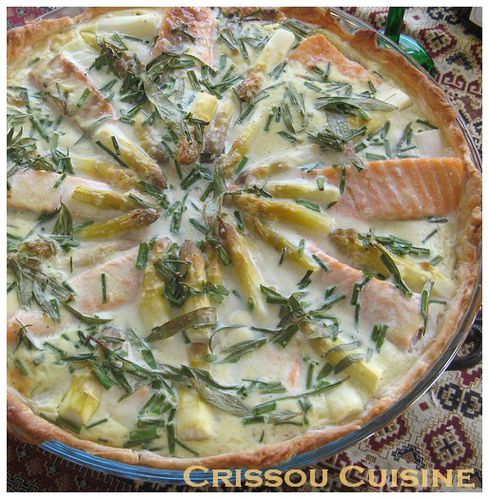 quiche saumon asperges