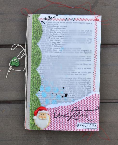 Mini-album scrap : écrire la lettre au père-noël