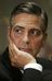 pensive George Clooney 