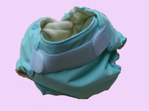 couche lavable bleue