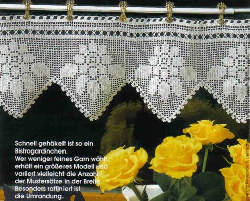 Rideaux et leurs grilles gratuites , au crochet ! le blog de anne Idées rideaux Crochet