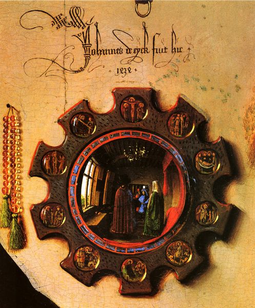 Van Eyck Arnolfini Marriage Mirror visipix dynalias com Pi