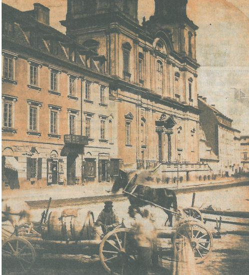 1er domicile de Nicolas Chopin à Varsovie photo de 1858