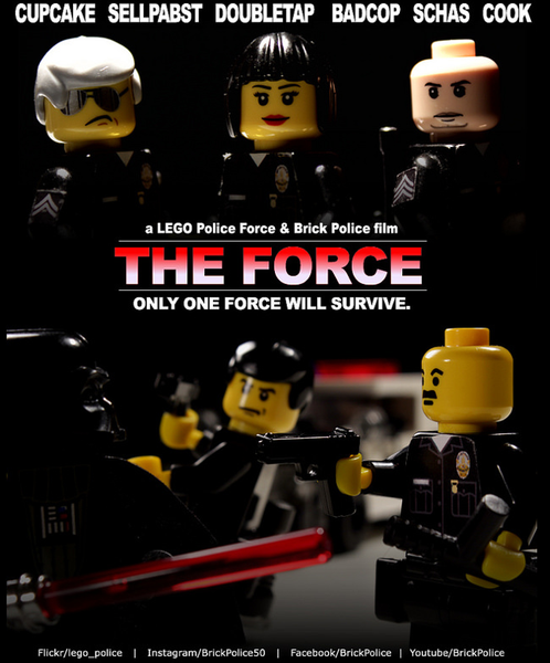 lego police force brick police a