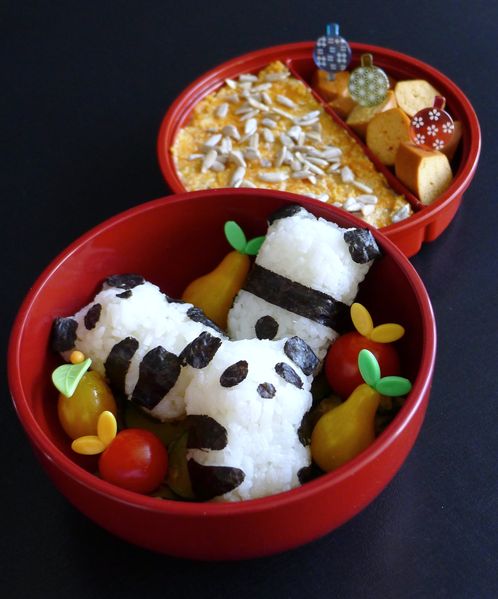 Bento onigiri mini panda - Le blog de senchihiro bento