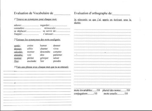 Exercices synonymes 2