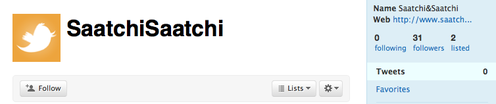 saatchi saatchi on twitter