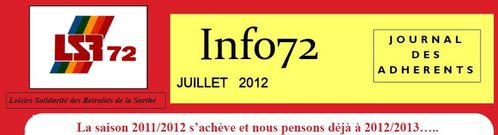 JOURNAL DE JUILLET 2012