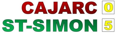 Cajarcc 0 -4 St-Simon