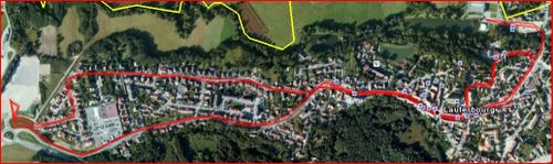 Tracé 10km Lauterbourg