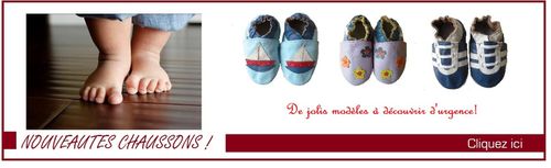 chaussons cuir bebe nouveautes 2013