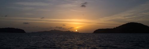 Tobago Cays - sunset
