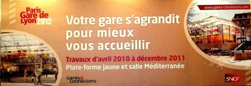 Gare de Lyon Travaux