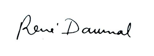 Signature René Daumal