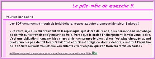 Article de mamzelle B.