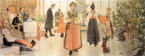 Carl Larsson - C'est Noël !