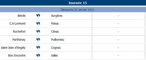 20110130 Fed2 poule8 jour15 matchs prévus 30 jan itsrugby-