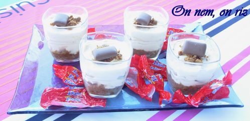 Mini-cheesecake aux Daims1