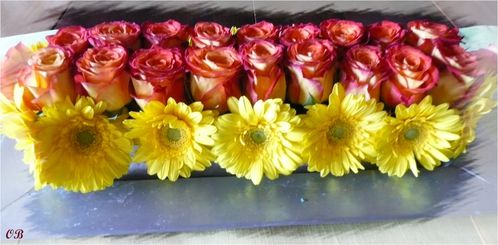 GERBERAS ET ROSES1 - PB