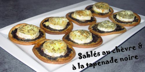 Sablés chèvre-tapenade2