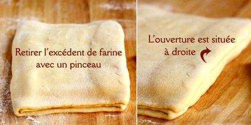Pliage pâte feuilletée n°3