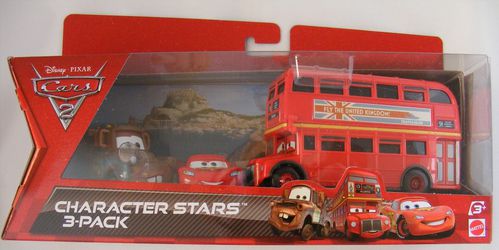 Cars2 Character Stars Mater - FMQ - Double Decker Bus