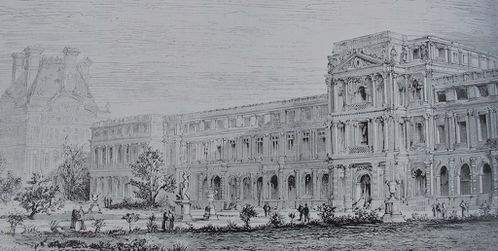 Palais des Tuileries gravure