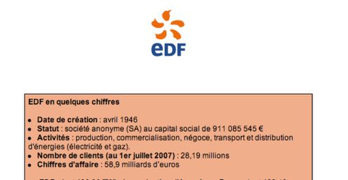 EDF Chiffres
