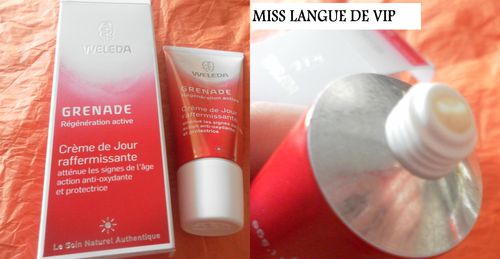 crème de jour raffermissante à la grenade de WELEDA