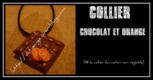 collier chocorange