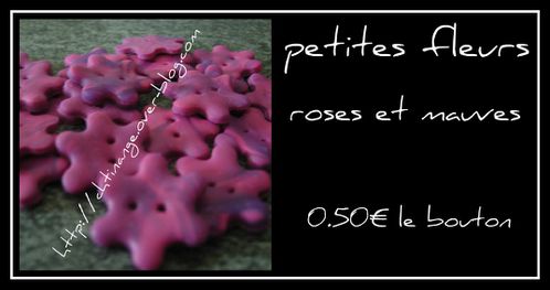 fleurs roses et mauve