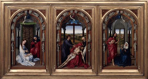 800px-Rogier van der Weyden - The Altar of Our Lady (Mirafl