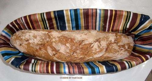 pain complet au graines de lin
