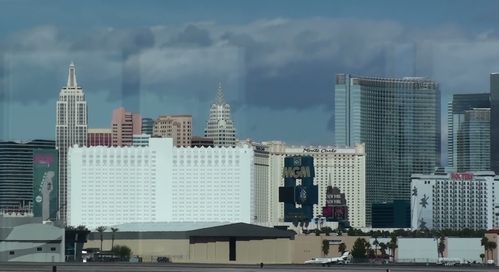 Las Vegas - Tropicana (tout blanc) et Monte Carlo