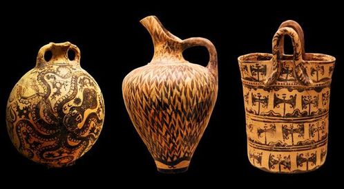740d4 poteries diverses, 1500-1450 avant JC
